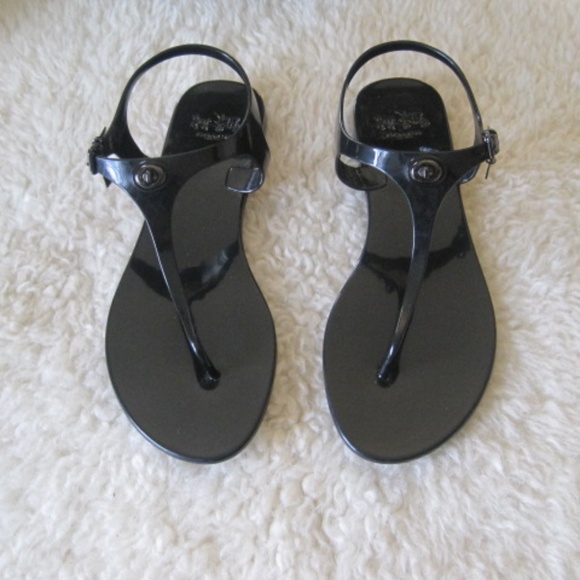 Coach Pelican Jelly T-Strap Sanal - Picture 1 of 12